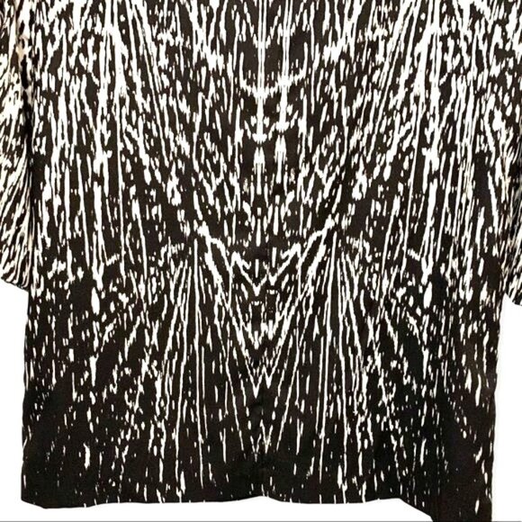 Nicole Miller Spiderweb Silk Shift Dress Size 2 Knee Length Lined Animal Print - Picture 6 of 11